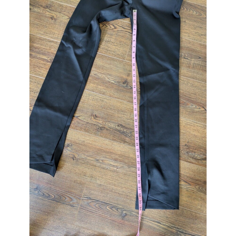 Rohe Tailored Women's Black Pants Polyamide, Elastane Slits Trousers Size 36 - Picture 7 of 10